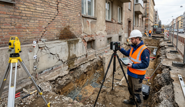 Osiadanie budynku - ekspertyza