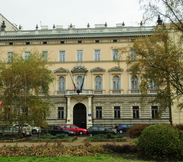 Ekspertyza stropów i balkonów Ambasady Włoskiej przy pl. Dąbrowskiego w Warszawie.